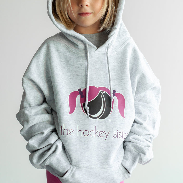 Grey Hockey Sister Hoodie