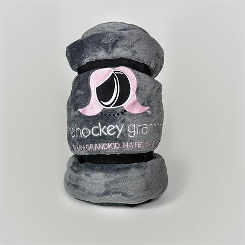 The Hockey Grammy Flannel Fleece Blanket